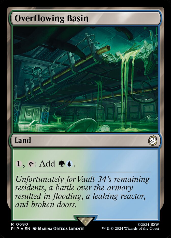 Overflowing Basin - Magic: The Gathering - MoxLand