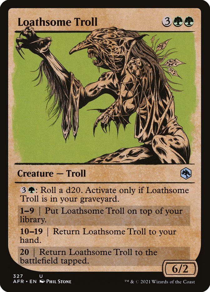 Trol Odioso / Loathsome Troll - Magic: The Gathering - MoxLand