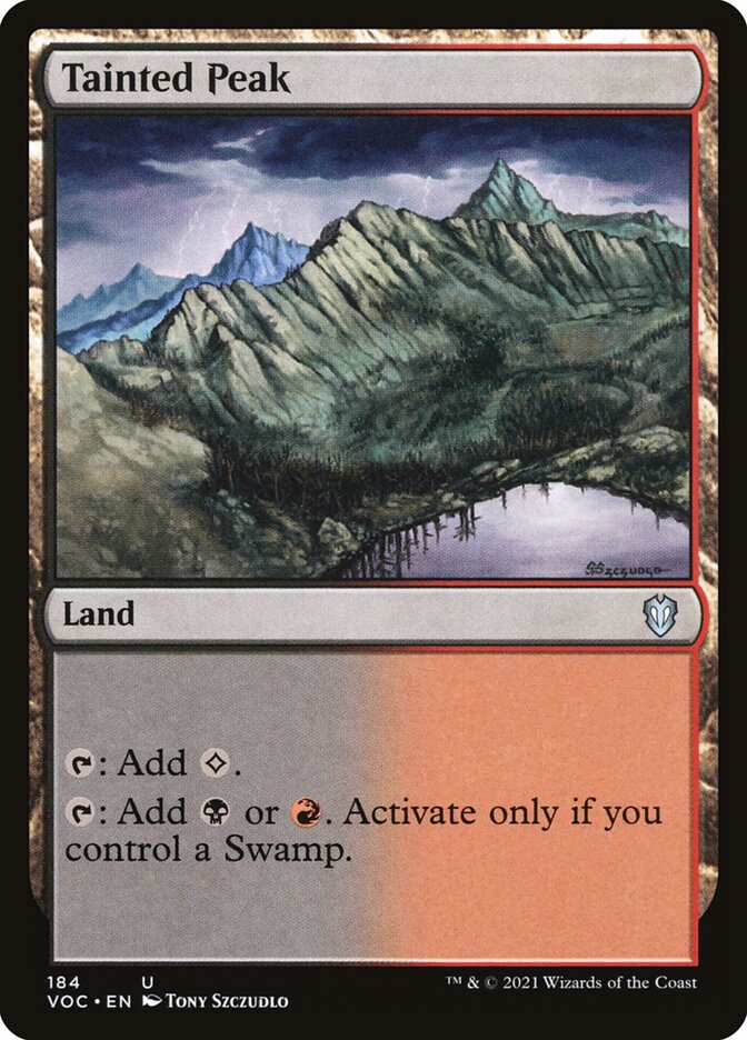 Cume Contaminado / Tainted Peak - Magic: The Gathering - MoxLand