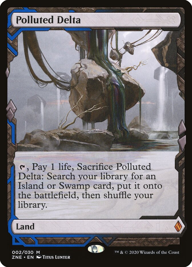 Delta Poluído / Polluted Delta - Magic: The Gathering - MoxLand