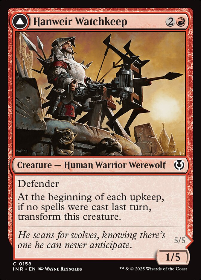 Vigilante de Hanweir / Hanweir Watchkeep - Magic: The Gathering - MoxLand