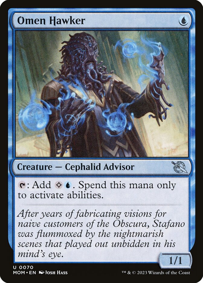 Falcoeiro dos Augúrios / Omen Hawker - Magic: The Gathering - MoxLand