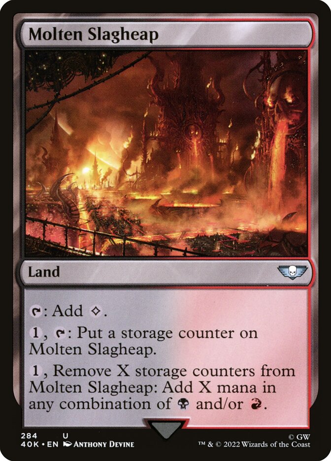 Escória Fundida / Molten Slagheap - Magic: The Gathering - MoxLand