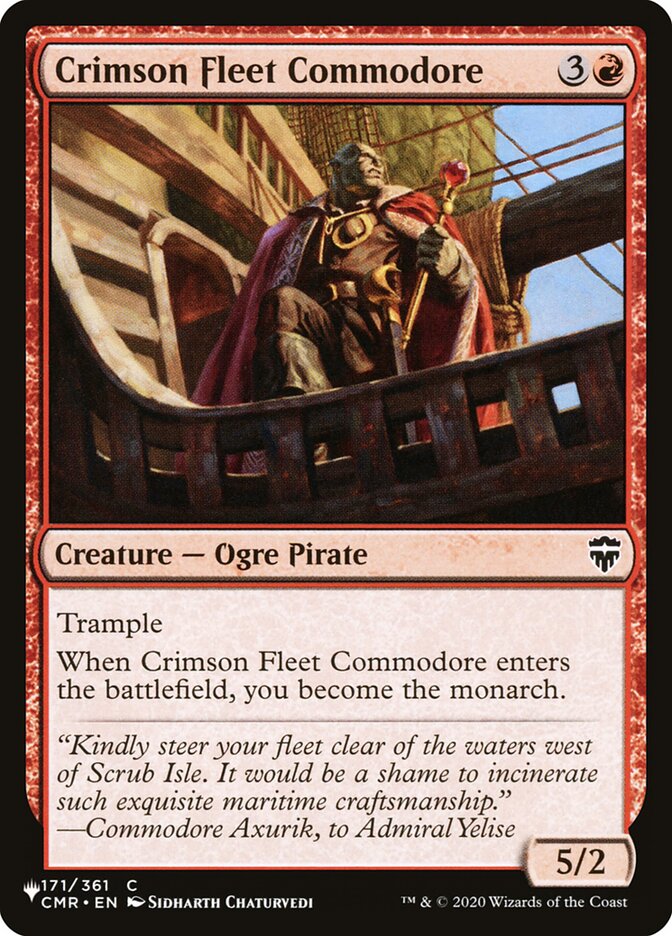 Comodoro da Frota Carmesim / Crimson Fleet Commodore - Magic: The Gathering - MoxLand