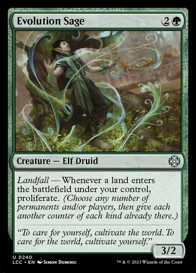 Sábio da Evolução / Evolution Sage - Magic: The Gathering - MoxLand