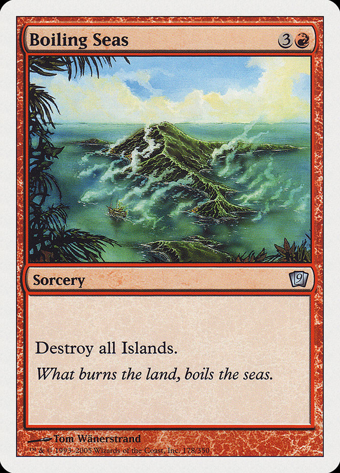 Mares Fervilhantes / Boiling Seas - Magic: The Gathering - MoxLand