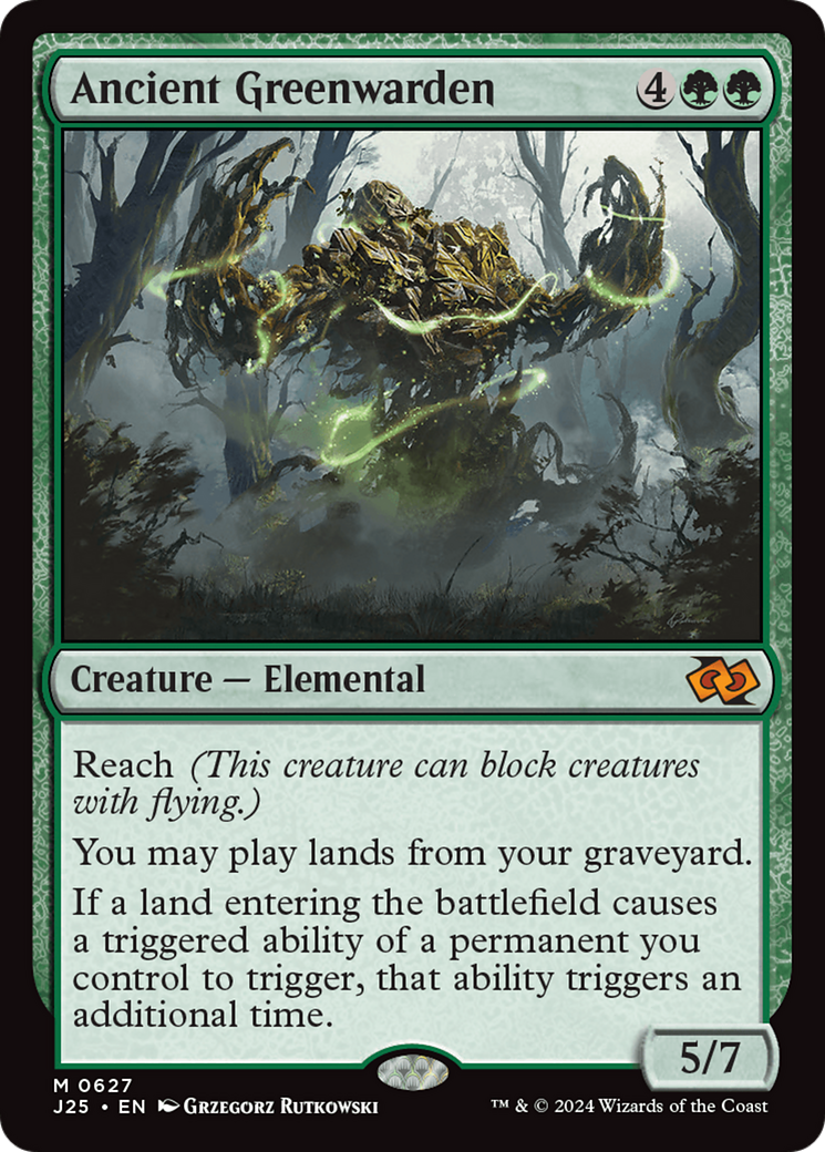 Guardião da Flora Ancestral / Ancient Greenwarden - Magic: The Gathering - MoxLand