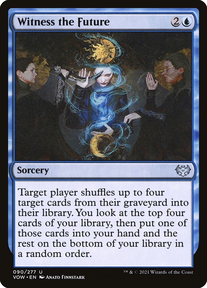 Testemunhar o Futuro / Witness the Future - Magic: The Gathering - MoxLand