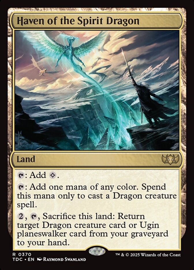 Refúgio do Dragão Espírito / Haven of the Spirit Dragon - Magic: The Gathering - MoxLand