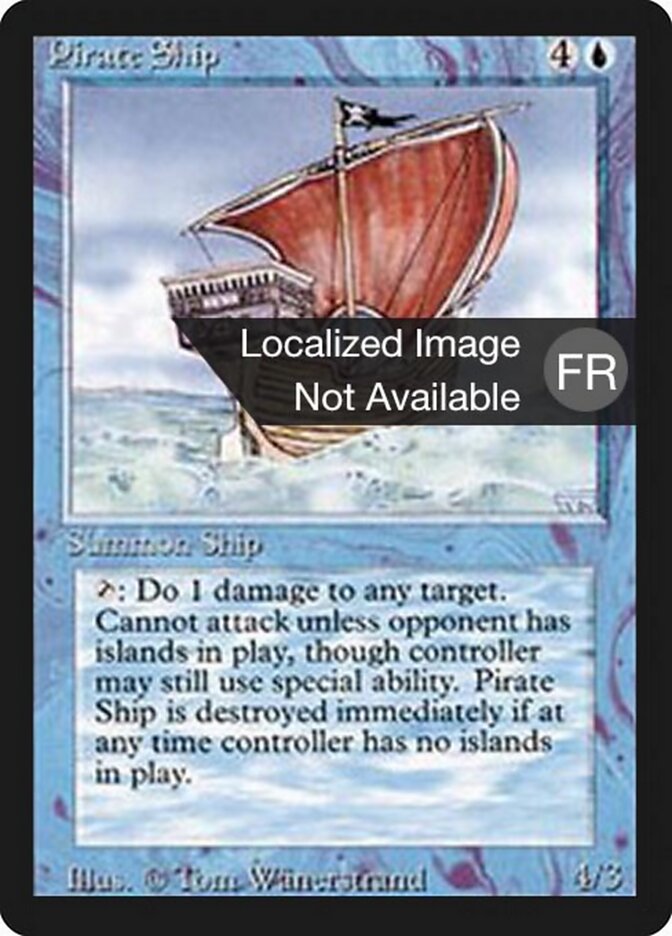Navio Pirata / Pirate Ship - Magic: The Gathering - MoxLand
