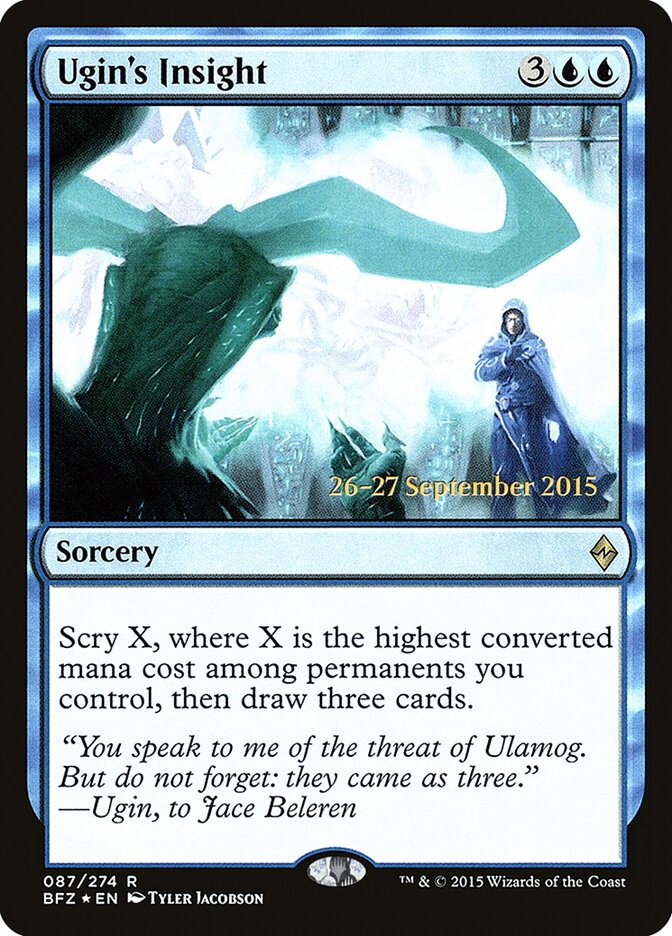 Visão de Ugin / Ugin's Insight - Magic: The Gathering - MoxLand