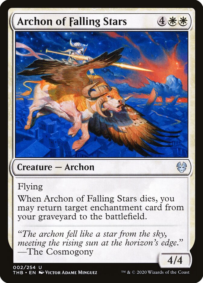 Arconte das Estrelas Cadentes / Archon of Falling Stars - Magic: The Gathering - MoxLand