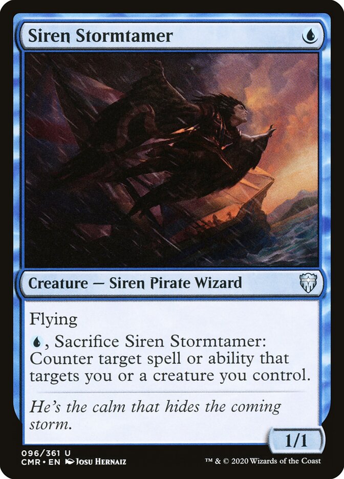 Domador de Tempestades Sireno / Siren Stormtamer - Magic: The Gathering - MoxLand
