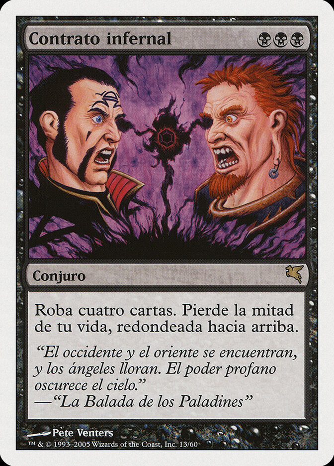 Contrato Infernal / Infernal Contract - Magic: The Gathering - MoxLand