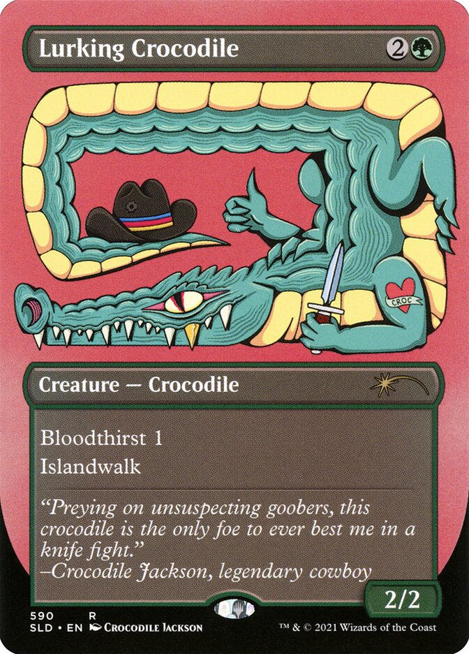 Crocodilo Espreitador / Lurking Crocodile - Magic: The Gathering - MoxLand