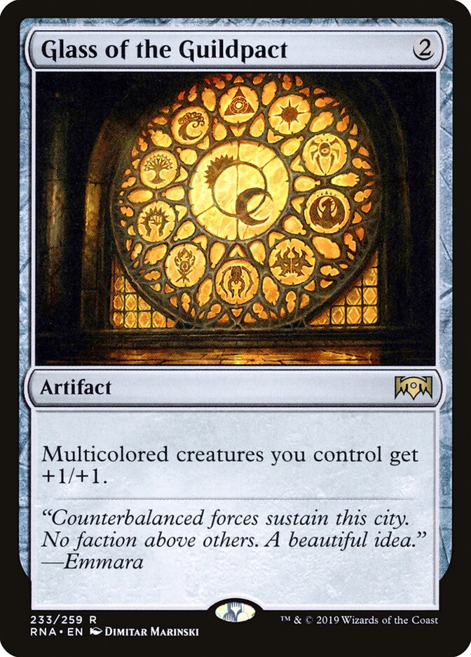 Vitral do Pacto das Guildas / Glass of the Guildpact - Magic: The Gathering - MoxLand