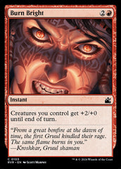 Ira Ardente / Burn Bright - Magic: The Gathering - MoxLand