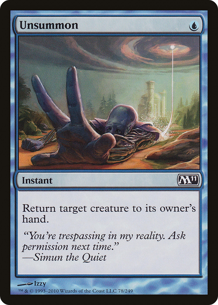 Esconjurar / Unsummon - Magic: The Gathering - MoxLand