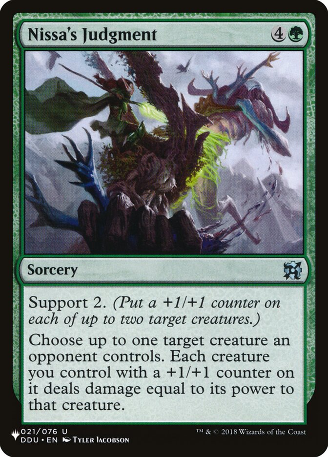 Julgamento de Nissa / Nissa's Judgment - Magic: The Gathering - MoxLand