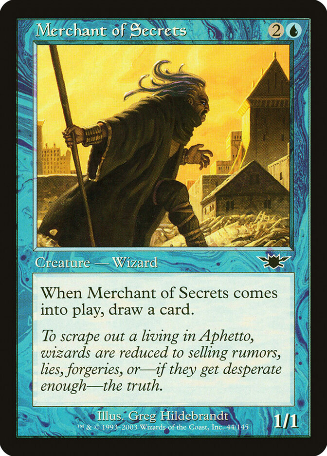 Mercador de Segredos / Merchant of Secrets - Magic: The Gathering - MoxLand