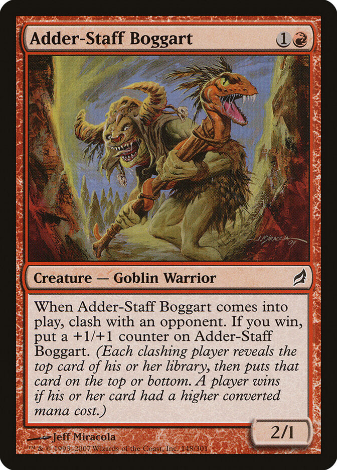Papão Cajado de Víbora / Adder-Staff Boggart - Magic: The Gathering - MoxLand