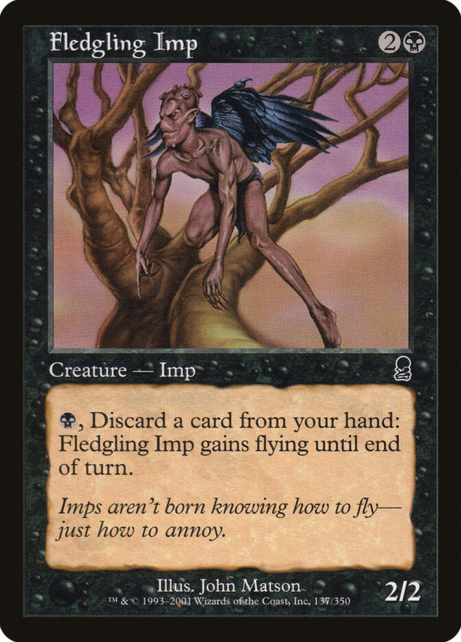 Diabrete Inexperiente / Fledgling Imp - Magic: The Gathering - MoxLand