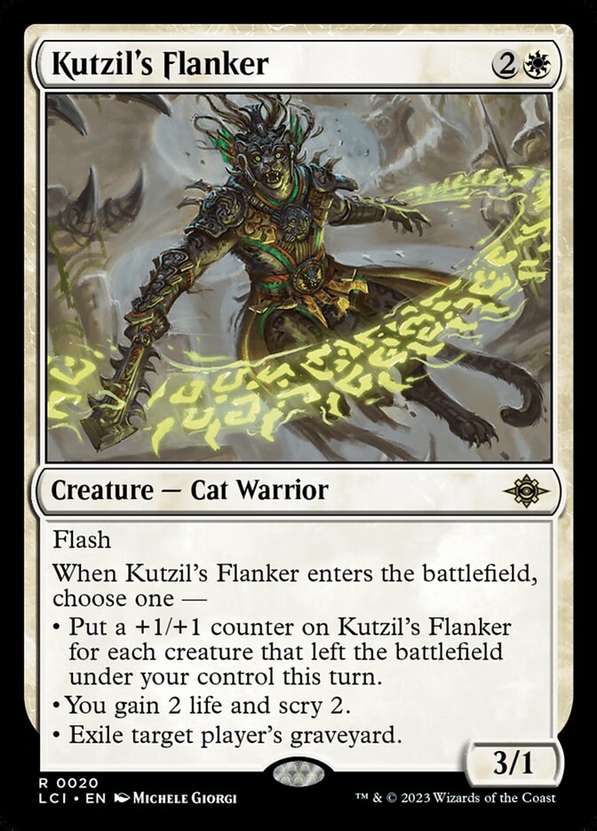 Flanqueador de Kutzil / Kutzil's Flanker - Magic: The Gathering - MoxLand