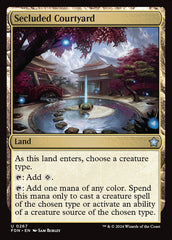 Pátio Reservado / Secluded Courtyard - Magic: The Gathering - MoxLand