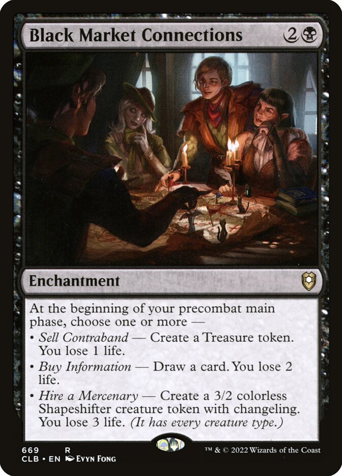 Contatos no Mercado Negro / Black Market Connections - Magic: The Gathering - MoxLand