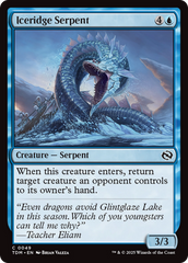 Serpente da Crista de Gelo / Iceridge Serpent - Magic: The Gathering - MoxLand