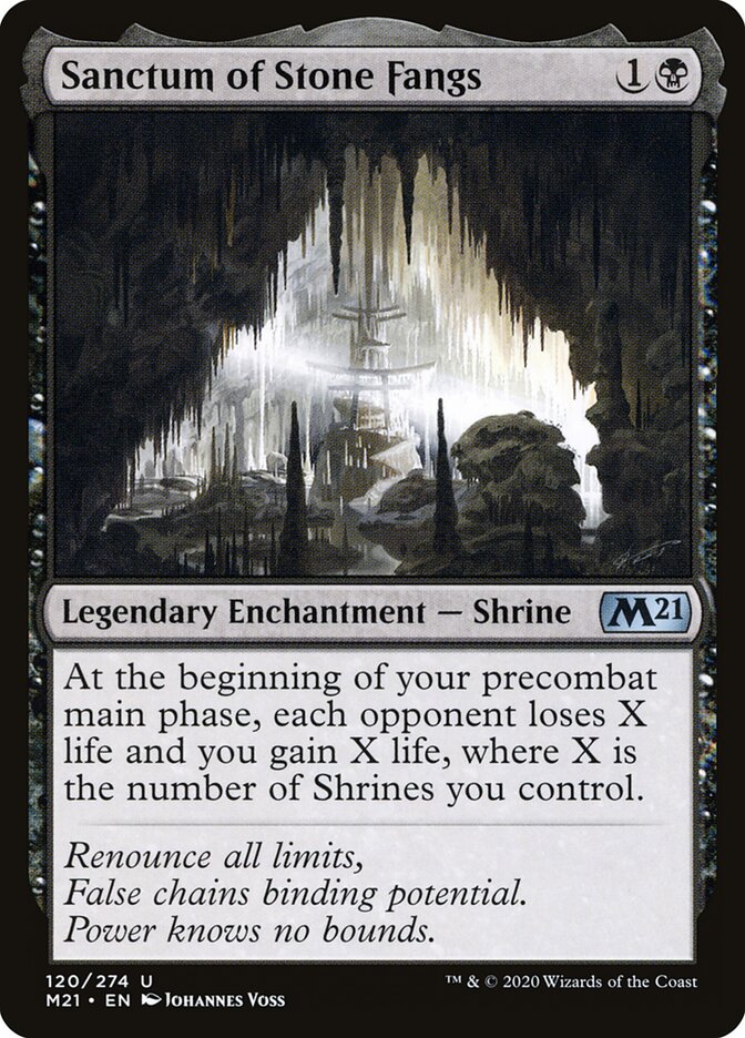 Santuário das Presas de Pedra / Sanctum of Stone Fangs - Magic: The Gathering - MoxLand