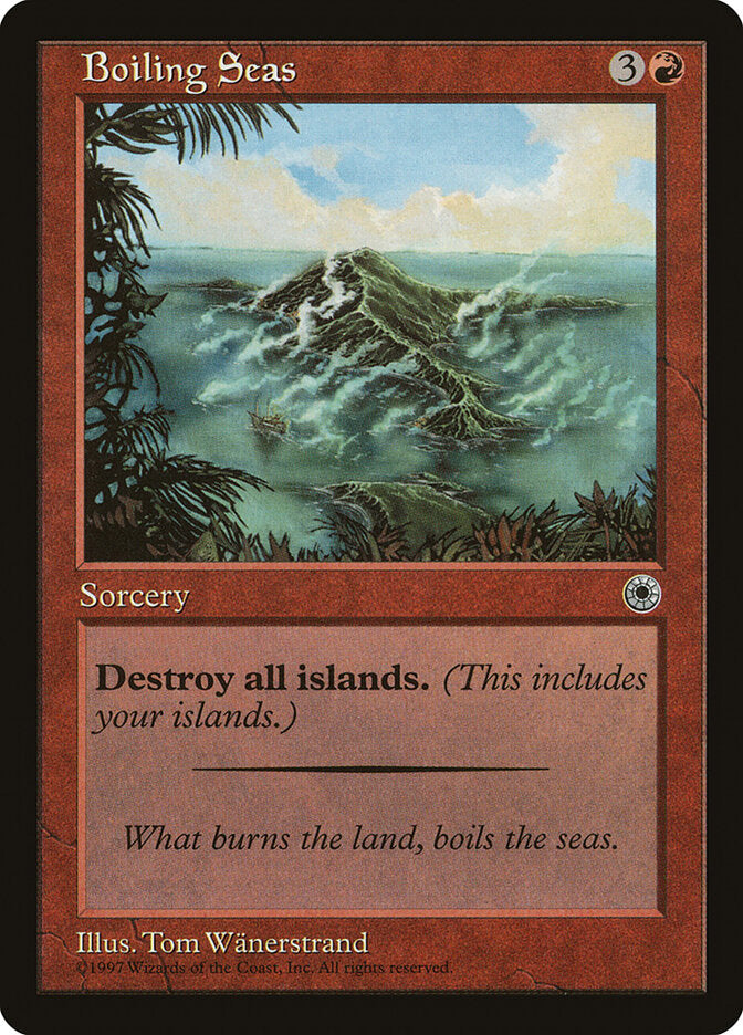 Mares Fervilhantes / Boiling Seas - Magic: The Gathering - MoxLand