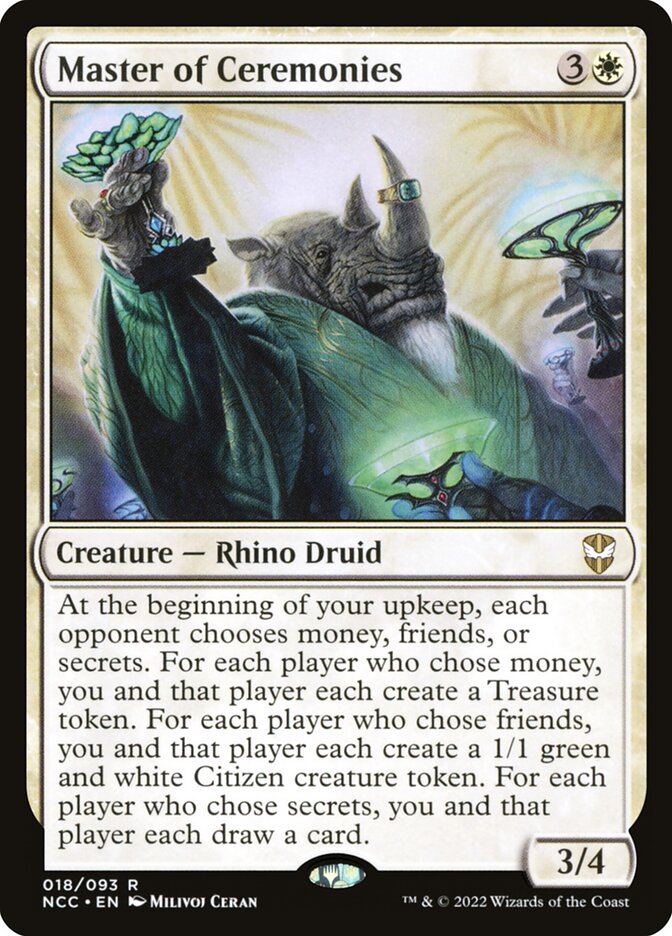 Mestre de Cerimônias / Master of Ceremonies - Magic: The Gathering - MoxLand