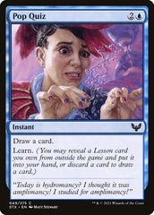 Teste Surpresa / Pop Quiz - Magic: The Gathering - MoxLand