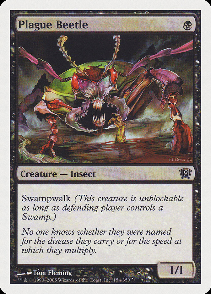 Besouro Pestilento / Plague Beetle - Magic: The Gathering - MoxLand