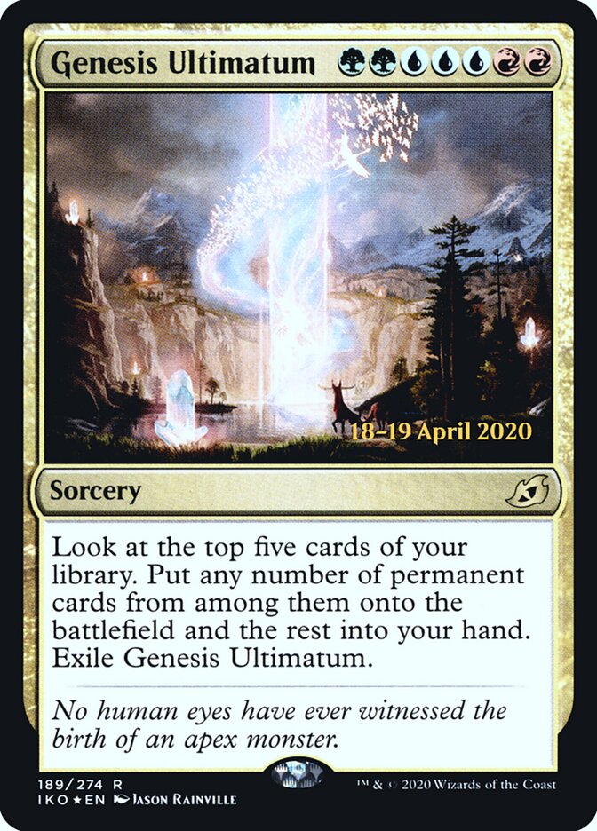 Ultimato da Gênese / Genesis Ultimatum - Magic: The Gathering - MoxLand