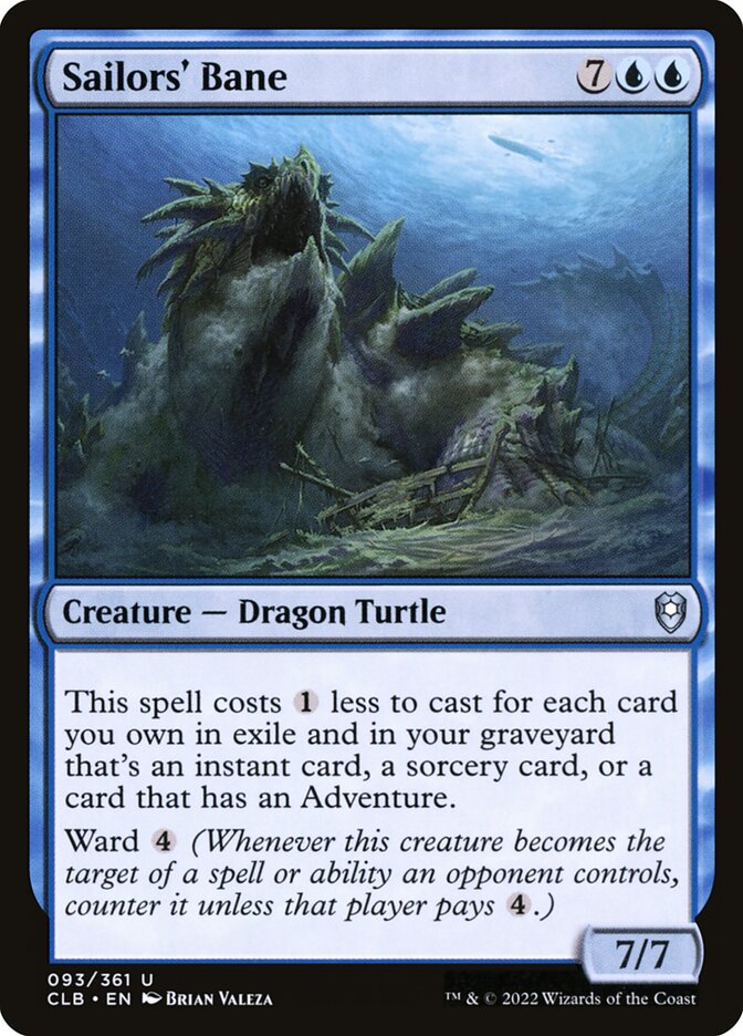 Ruína dos Marinheiros / Sailors' Bane - Magic: The Gathering - MoxLand