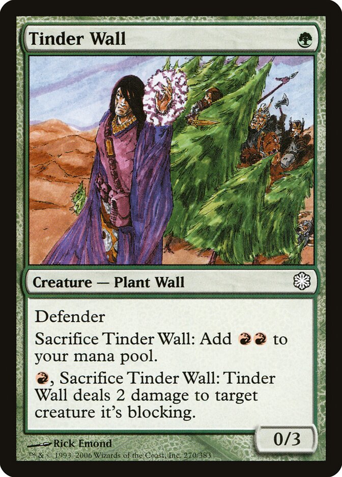 Barreira de Pinheiros / Tinder Wall - Magic: The Gathering - MoxLand