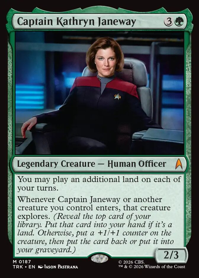 Captain Kathryn Janeway - Magic: The Gathering - MoxLand