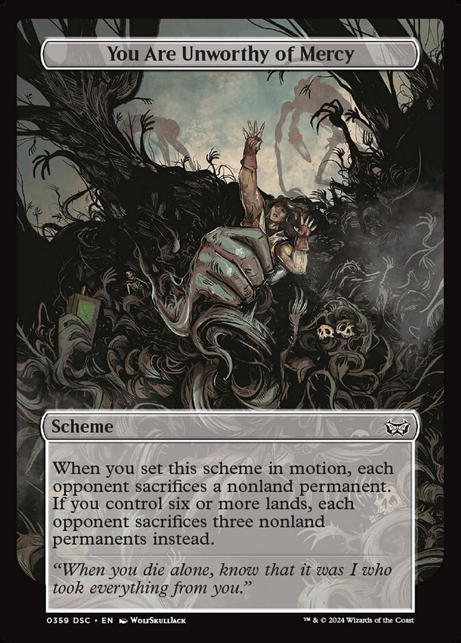You Are Unworthy of Mercy - Magic: The Gathering - MoxLand