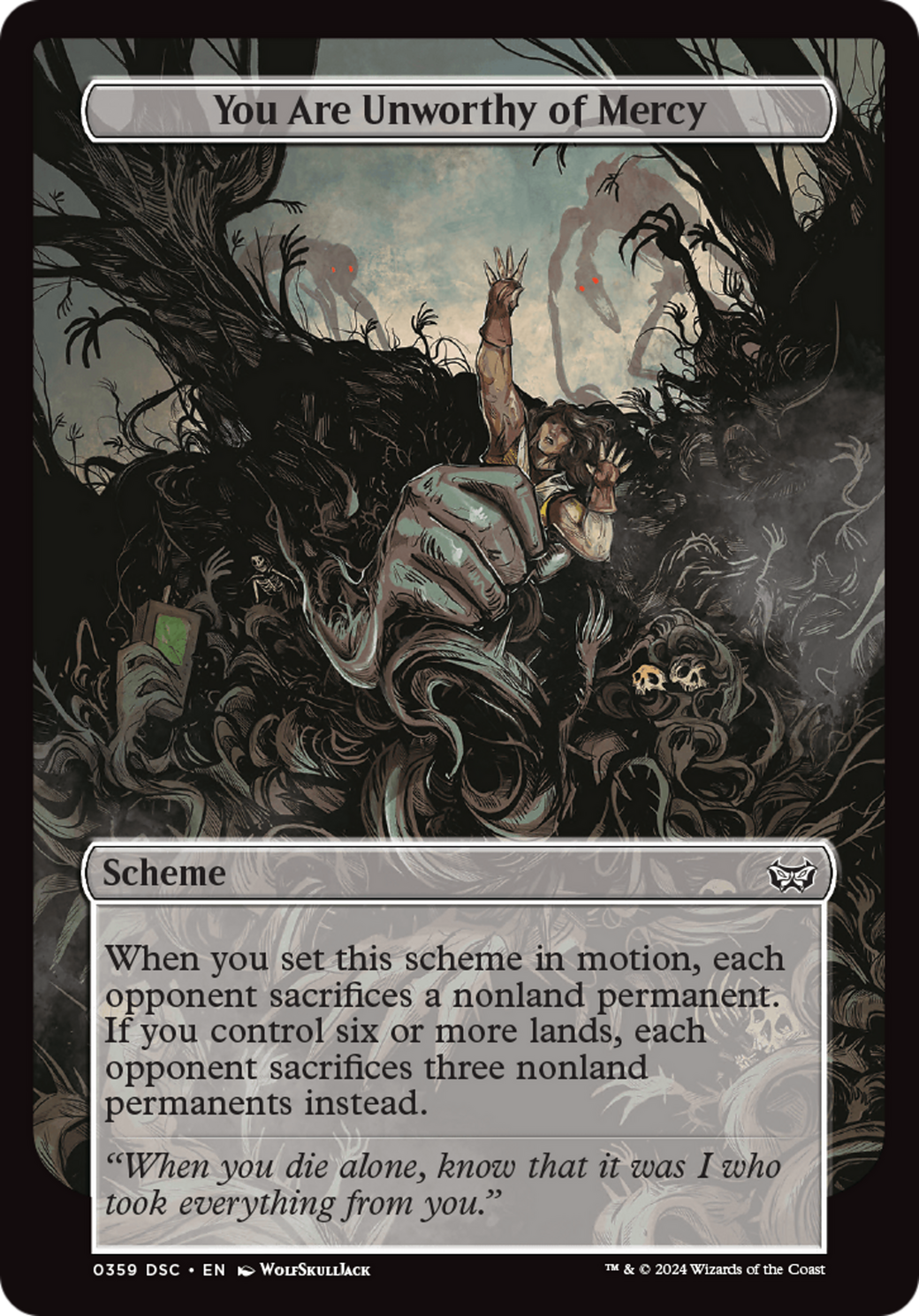 You Are Unworthy of Mercy - Magic: The Gathering - MoxLand