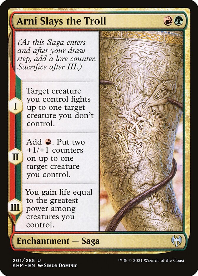 Arni Mata o Trol / Arni Slays the Troll - Magic: The Gathering - MoxLand