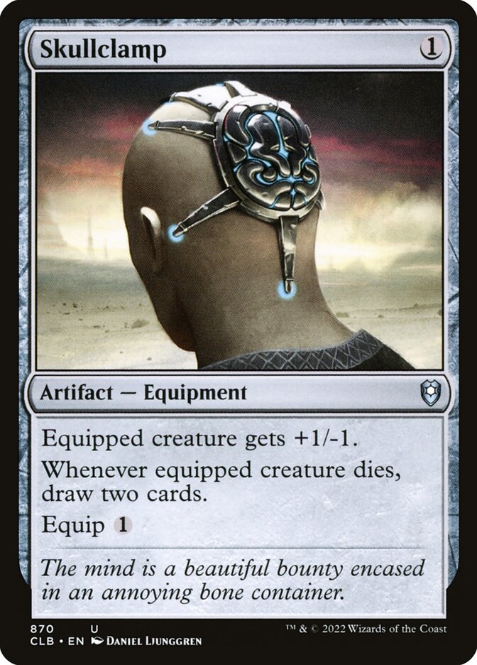 Pinça Craniana / Skullclamp - Magic: The Gathering - MoxLand