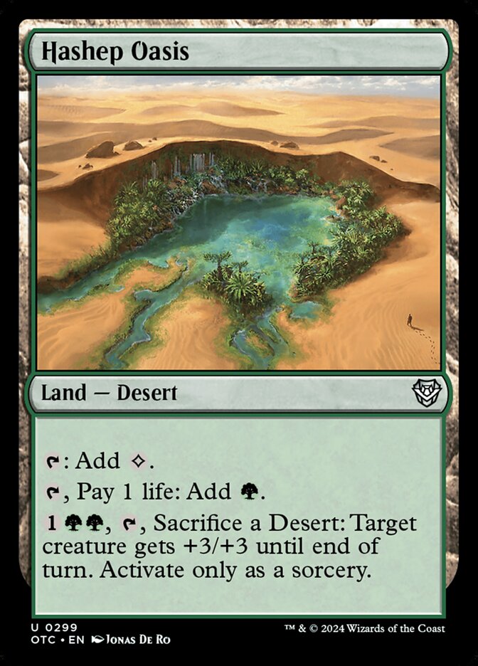 Oasis de Hashep / Hashep Oasis - Magic: The Gathering - MoxLand