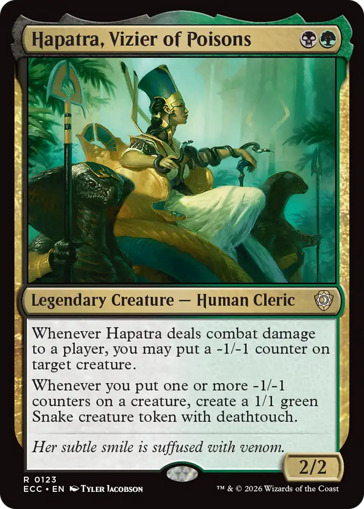 Hapatra, Vizir dos Venenos / Hapatra, Vizier of Poisons - Magic: The Gathering - MoxLand