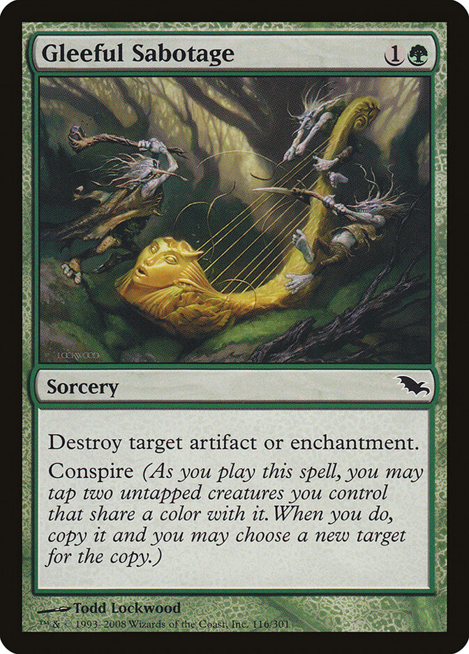 Sabotagem Jubilante / Gleeful Sabotage - Magic: The Gathering - MoxLand