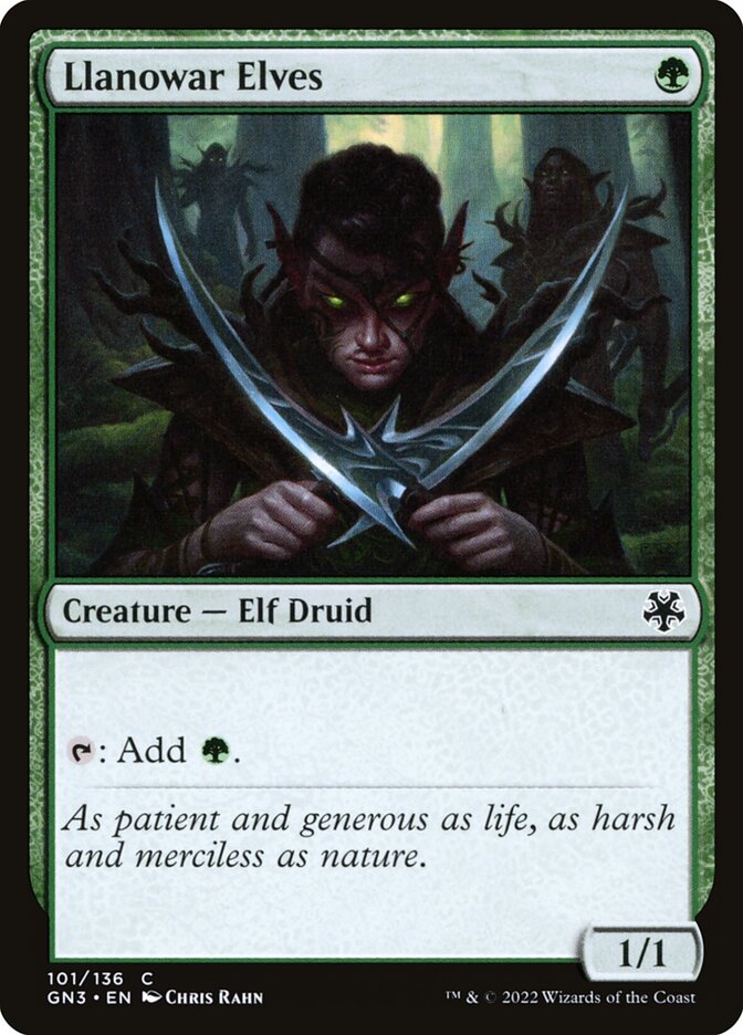 Elfos de Llanowar / Llanowar Elves - Magic: The Gathering - MoxLand