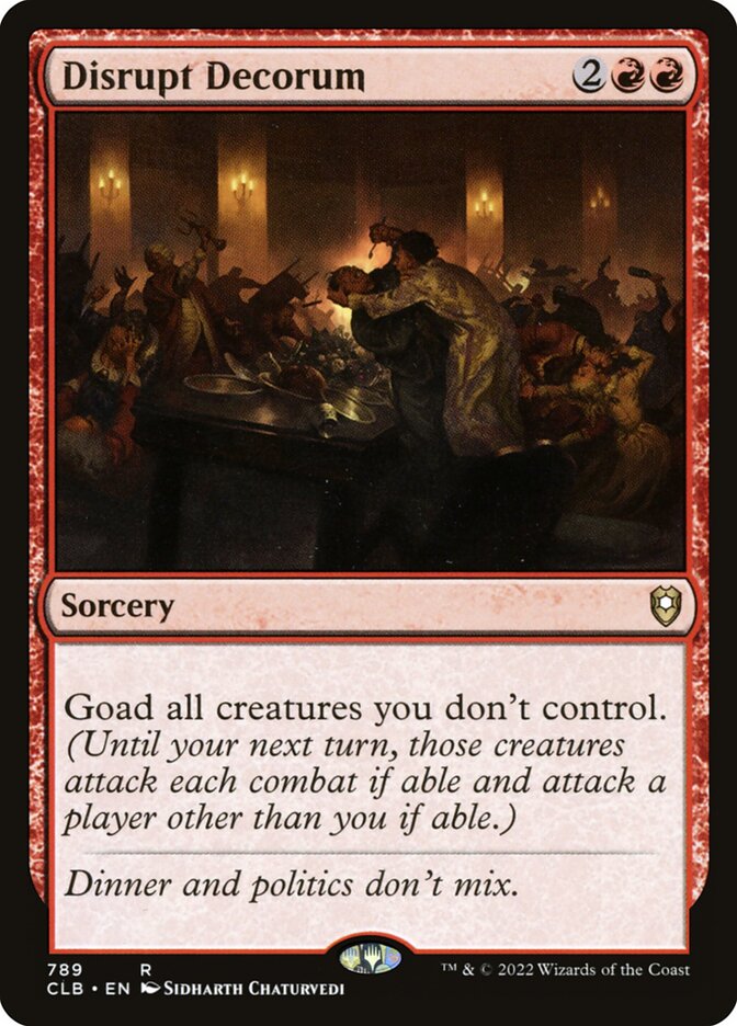 Quebrar o Decoro / Disrupt Decorum - Magic: The Gathering - MoxLand