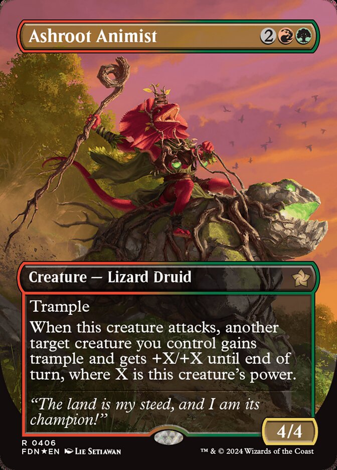 Animista das Raízes Cinéreas / Ashroot Animist - Magic: The Gathering - MoxLand