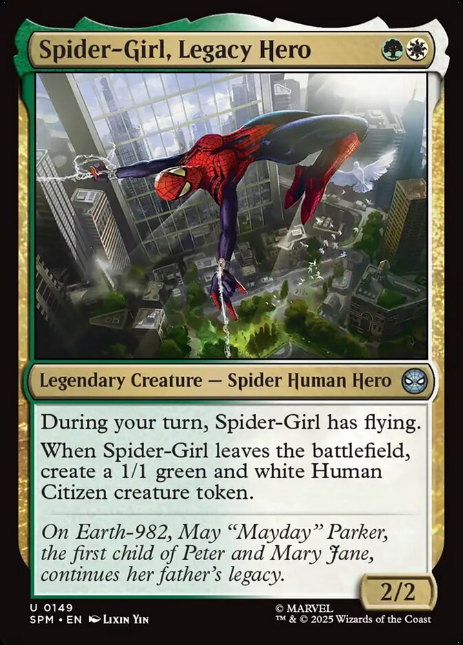 Spider-Girl, Legacy Hero - Magic: The Gathering - MoxLand
